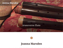 Tablet Screenshot of joanna-marsden.com